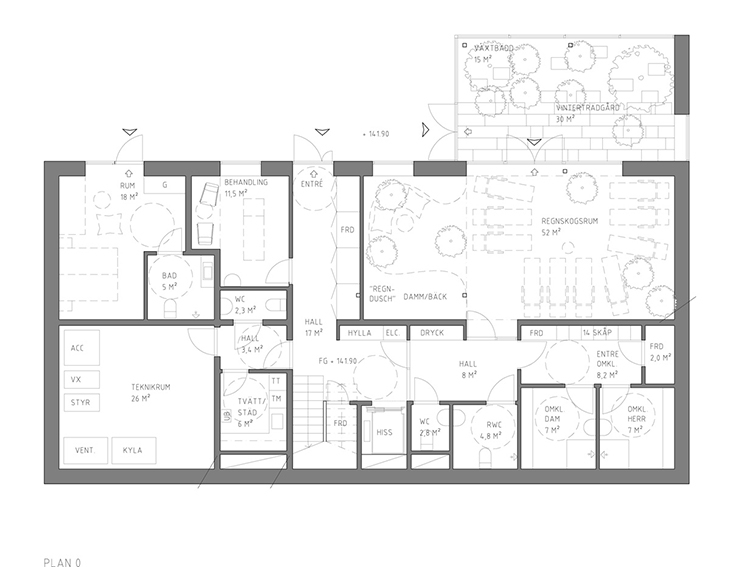 Archisearch - Uppgränna Nature House / Tailor Made arkitekter  / Greenhouse Living / Plan 0